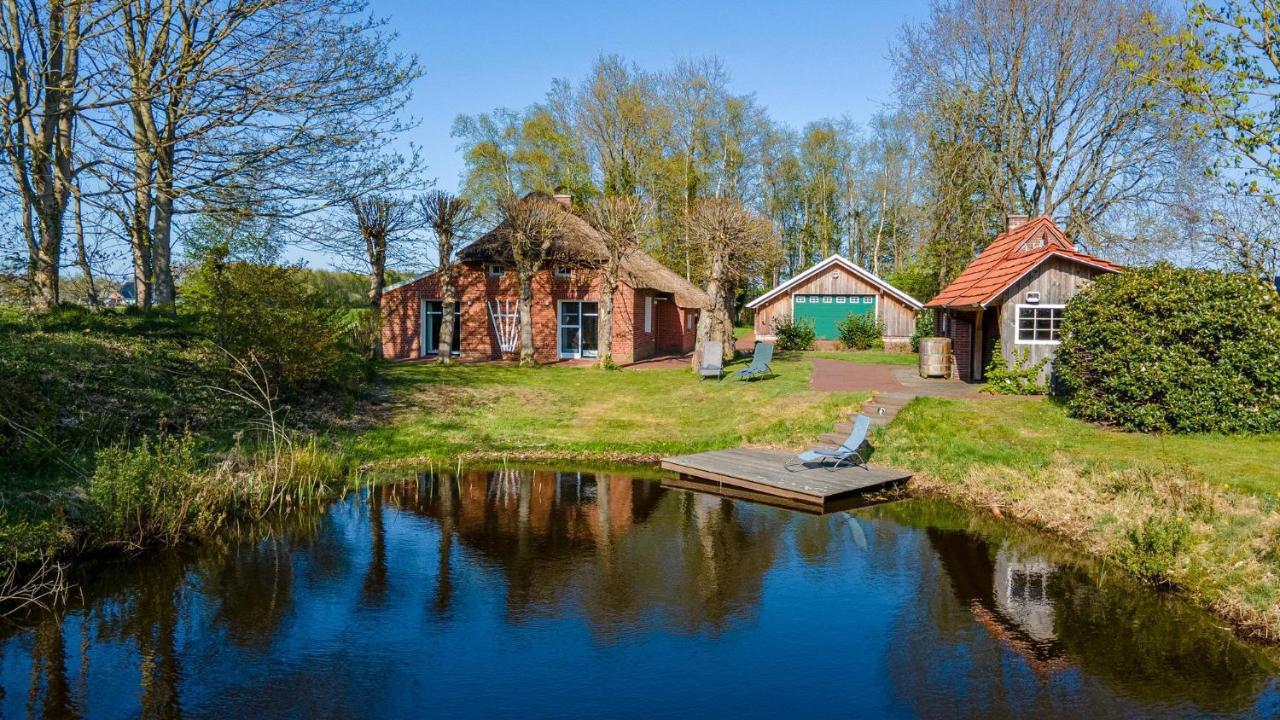 Reetdach Ostfriesenhaus Villa Südbrookmerland Екстериор снимка